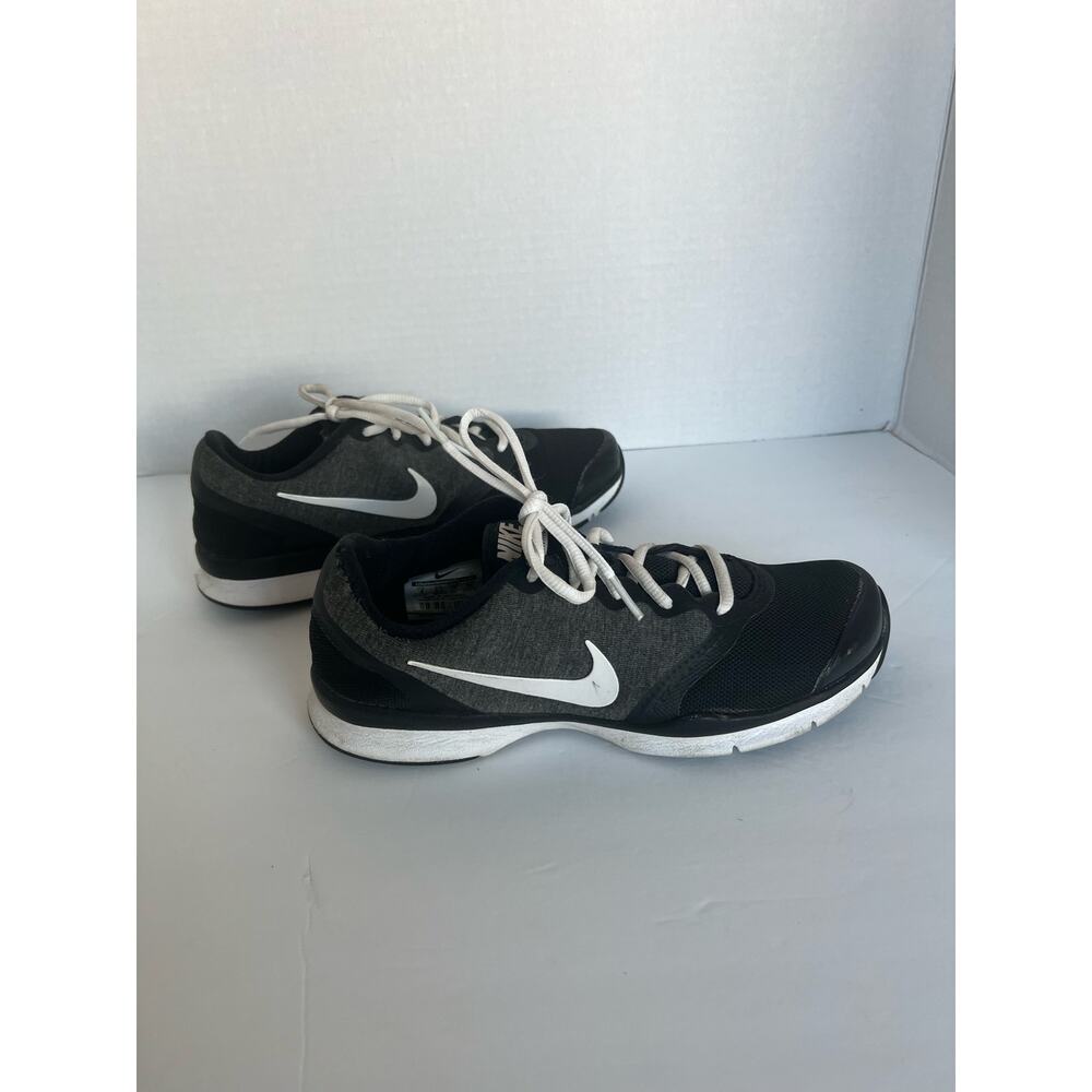 NIKE WOMEN'S BLACK GRAY WHITE 653543-001‎ IN SEASON TR4 RUNNING SHOES SNEAKERS 8